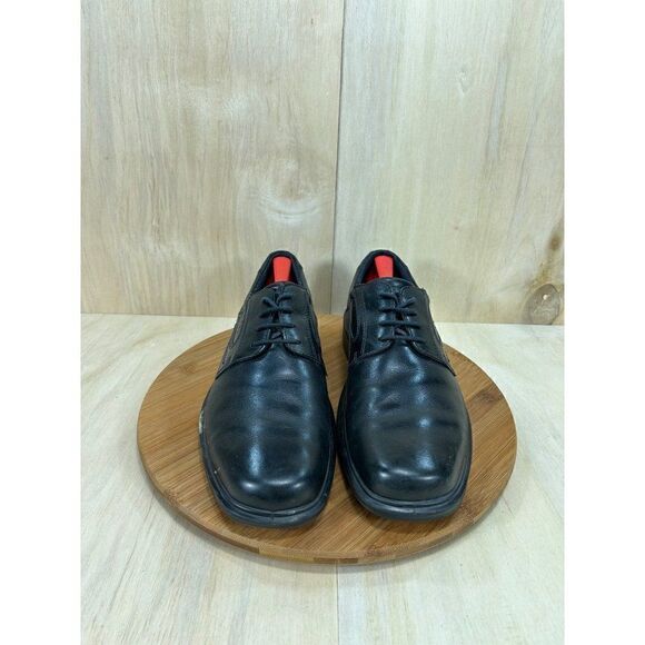 Ecco Helsinki Black Leather Dress Shoes Mens Size 44 US 10/10.5 - Picture 2 of 8